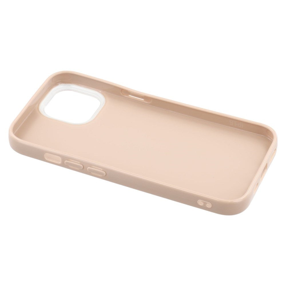 EIDERWOOD iPhone 14 / 13 Fleksibelt Plastik Bagside Cover m. Glimmer - Brun