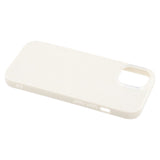 EIDERWOOD iPhone 14 / 13 Fleksibelt Plastik Bagside Cover m. Glimmer - Hvid