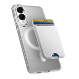 EIDERWOOD Samsung Galaxy S25 Edge Hybrid Plastik Bagside Cover - MagSafe Kompatibel - Gennemsigtig / Hvid