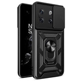 OnePlus 10T Craftsman Bakdeksel m. Magnetisk Kickstand &amp; Cam Slider - Svart