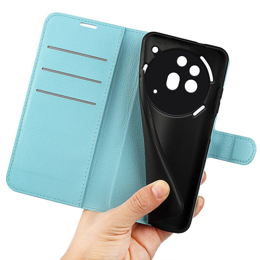 Nothing Phone (3a) Pro - EIDERWOOD Kunstlæder Flip Cover m. Kortholder & Ståfunktion - Blå