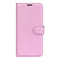 Nothing Phone (3a) - EIDERWOOD Kunstlæder Flip Cover m. Kortholder & Ståfunktion - Lyserød