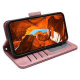 EIDERWOOD Xiaomi 15 Ultra - Imiteret Læder Flip Cover - Rose Gold