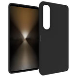 Sony Xperia 1 VII - EIDERWOOD Mat Fleksibelt Plastik Cover - Sort