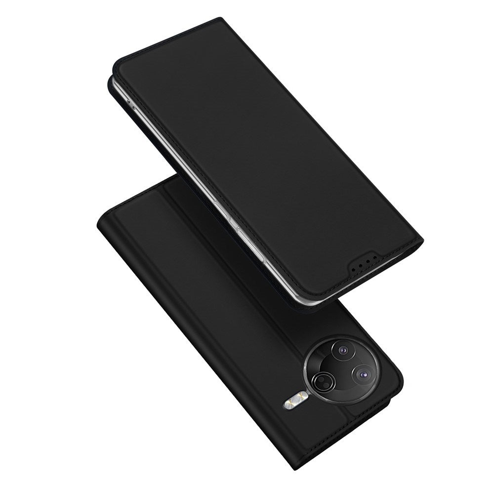 Xiaomi Poco F7 Pro EIDERWOOD Kunstlæder Flip Cover m. Kortholder - Sort