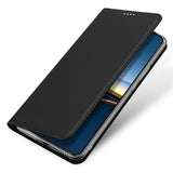 Xiaomi Poco F7 Pro EIDERWOOD Kunstlæder Flip Cover m. Kortholder - Sort