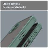 EIDERWOOD Samsung Galaxy Xcover 7 Pro Hybrid Plastik Bagside Cover m. Mat Bagside - Gennemsigtig / Grøn