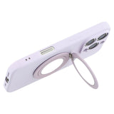 EIDERWOOD iPhone 16 Pro Hybrid Bagside Cover inkl. Kickstand m. Spejl - Lys Lilla