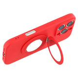 EIDERWOOD iPhone 16 Pro Hybrid Bagside Cover inkl. Kickstand m. Spejl - Rød