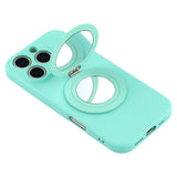 EIDERWOOD iPhone 16 Pro Hybrid Bagside Cover inkl. Kickstand m. Spejl - Neon Grøn