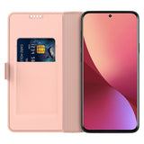 Xiaomi Poco F7 Ultra EIDERWOOD Kunstlæder Flip Cover m. Kortholder - Rose Gold