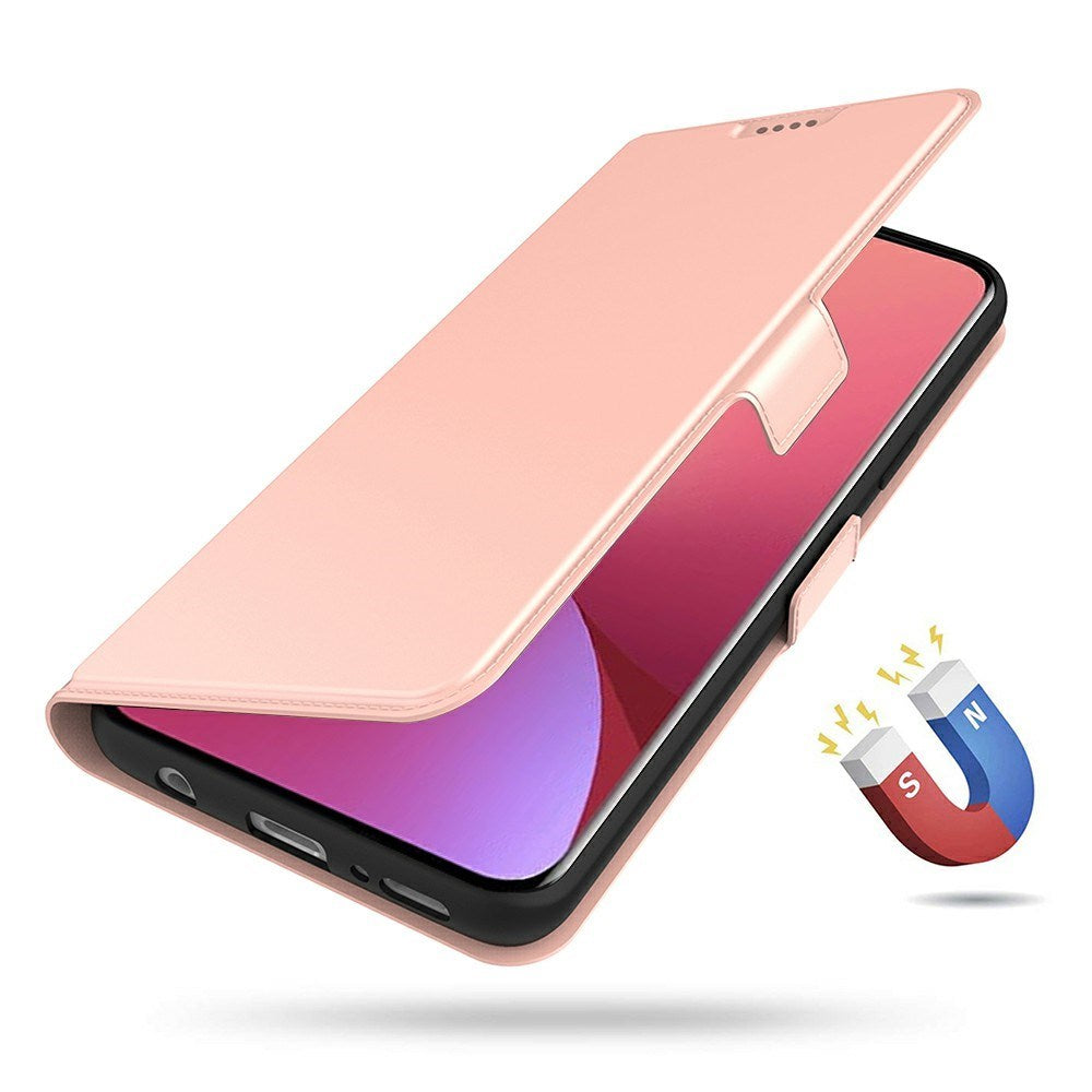 Xiaomi Poco F7 Ultra EIDERWOOD Kunstlæder Flip Cover m. Kortholder - Rose Gold