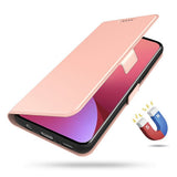 Xiaomi Poco F7 Ultra EIDERWOOD Kunstlæder Flip Cover m. Kortholder - Rose Gold