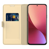 Xiaomi Poco F7 Ultra EIDERWOOD Kunstlæder Flip Cover m. Kortholder - Guld
