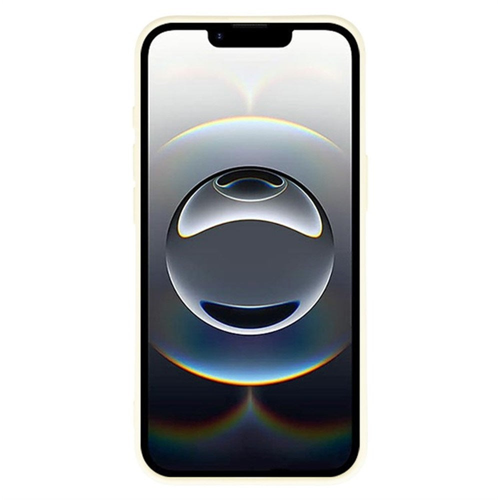 iPhone 16e Beskyttelsessæt m. Fleksibelt Plast Bagside Cover & Skærmbeskyttelse - Hvid