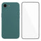iPhone 16e Beskyttelsessæt m. Fleksibelt Plast Bagside Cover & Skærmbeskyttelse - Grøn