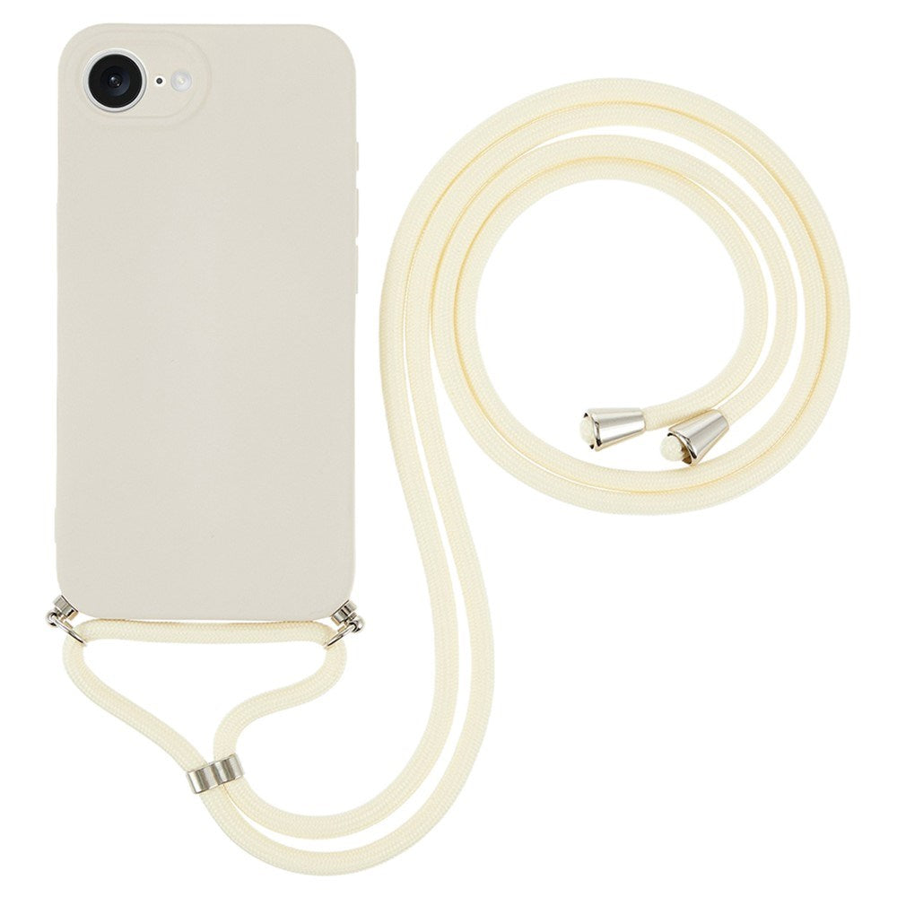 iPhone 17e / 16e EIDERWOOD Foret Plast Bagside Cover m. Strop - Beige