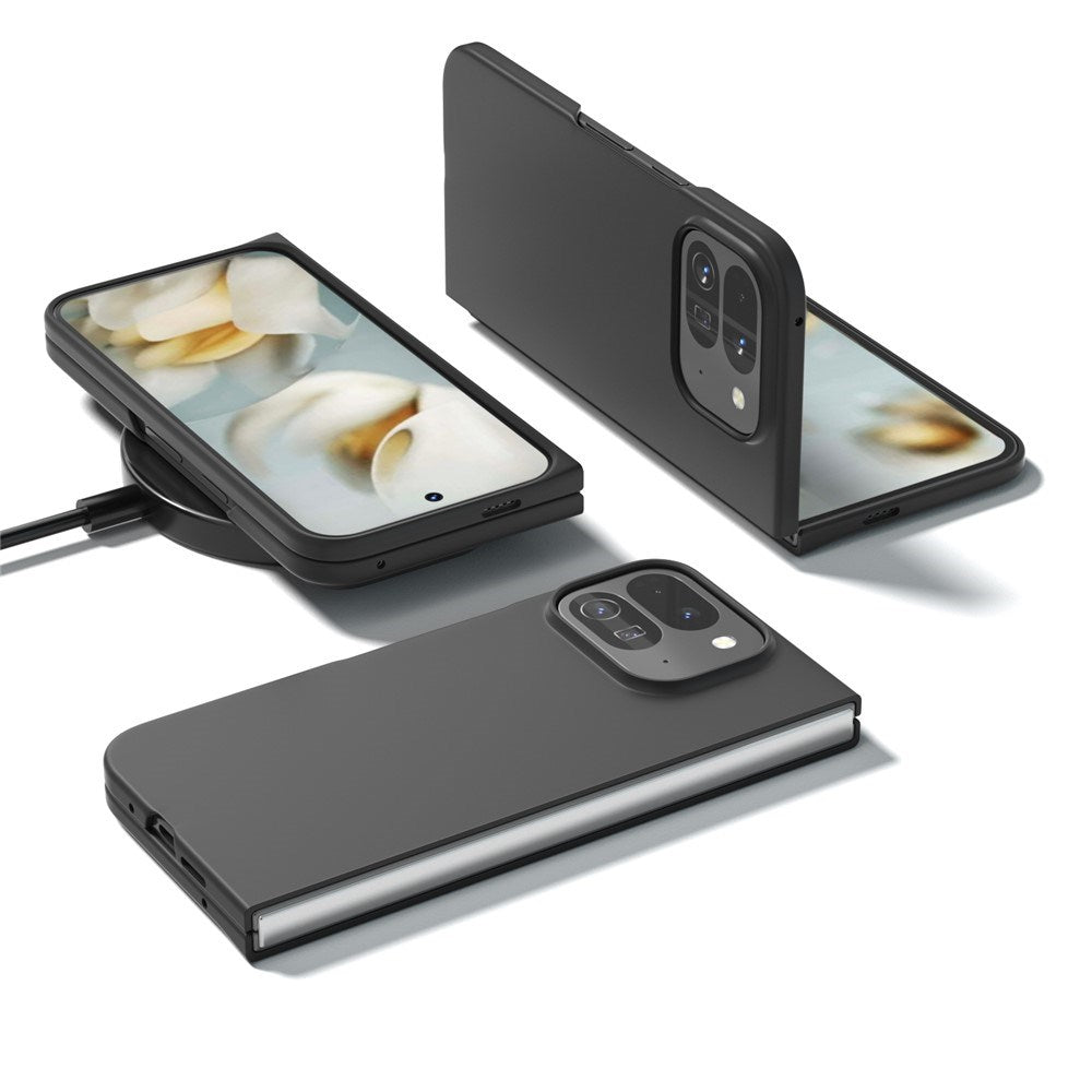 EIDERWOOD Google Pixel 10 Pro Fold Mat Hårdt Plastik Mobil Cover - Sort