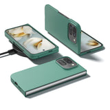 EIDERWOOD Google Pixel 10 Pro Fold Mat Hårdt Plastik Mobil Cover - Grøn