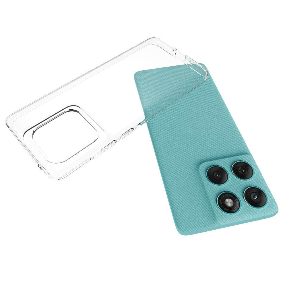 Motorola Edge 60 Fusion - EIDERWOOD Fleksibelt Plastik Cover - Gennemsigtig