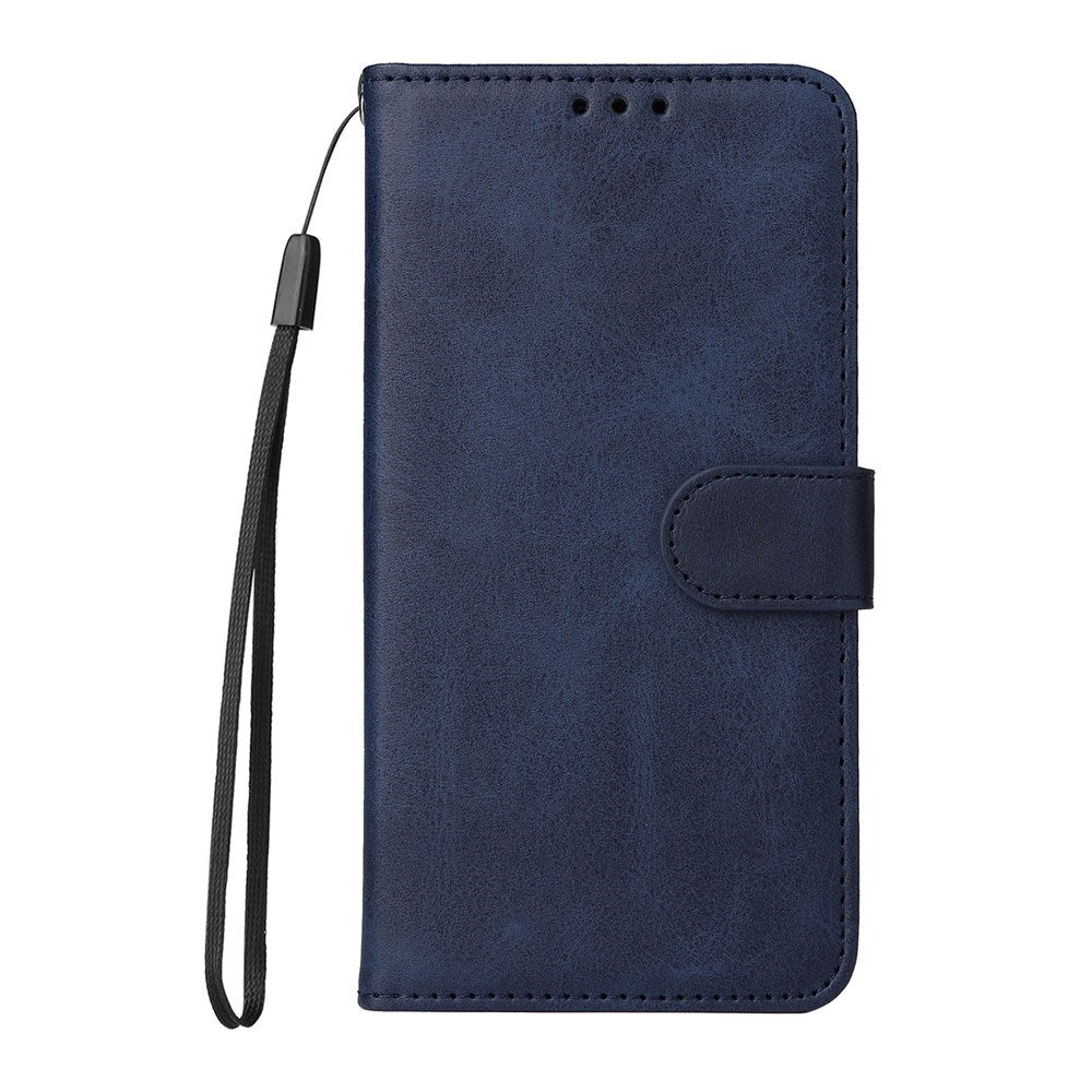 Honor 400 Lite - EIDERWOOD Kunstlæder Flip Cover m. Strop - Blå