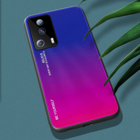 Xiaomi 13 Lite Glass Bakdeksel - Hallo - Lilla / Rosa