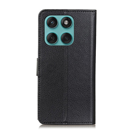 EIDERWOOD Motorola Edge 60 / Edge 60 Fusion Kunstlæder Flip Cover m. Kortholder - Sort