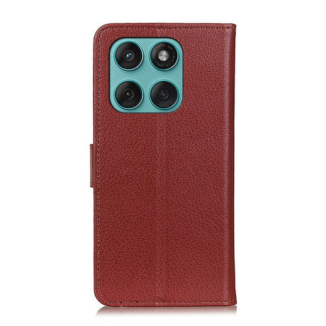 EIDERWOOD Motorola Edge 60 / Edge 60 Fusion Kunstlæder Flip Cover m. Kortholder - Brun