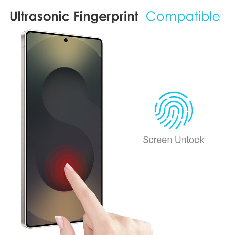 Samsung Galaxy S25 Ultra NORTHJO 2-i-1 Beskyttelsessæt m. Stødabsorberende Fleksibelt Plastik Cover & Hærdet Skærmbeskyttelsesglas - Gennemsigtig