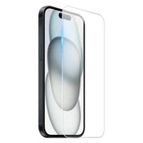 iPhone 15 NORTHJO 3-i-1 Sæt inkl. Stødabsorberende Fleksibelt Plastik Cover / Hærdet Skærmbeskyttelsesglas / Kamerabeskyttelsesglas - Gennemsigtig