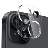 iPhone 15 NORTHJO 3-i-1 Sæt inkl. Stødabsorberende Fleksibelt Plastik Cover / Hærdet Skærmbeskyttelsesglas / Kamerabeskyttelsesglas - Gennemsigtig