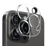 iPhone 15 Pro NORTHJO 3-i-1 Sæt inkl. Stødabsorberende Fleksibelt Plastik Cover / Hærdet Skærmbeskyttelsesglas / Kamerabeskyttelsesglas - Gennemsigtig