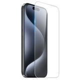 iPhone 15 Pro Max NORTHJO 3-i-1 Sæt inkl. Stødabsorberende Fleksibelt Plastik Cover / Hærdet Skærmbeskyttelsesglas / Kamerabeskyttelsesglas - Gennemsigtig