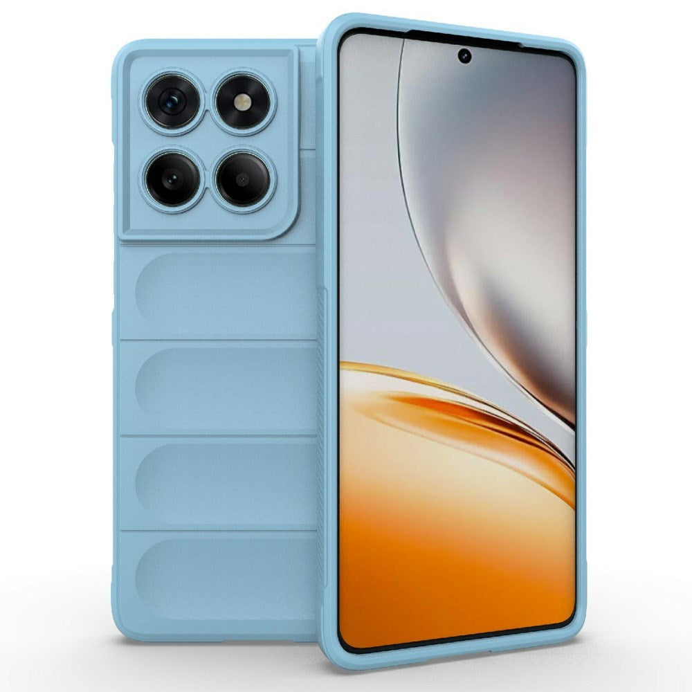 EIDERWOOD - Motorola Edge 60 Fusion - Fleksibelt Plastik Cover - Lyseblå