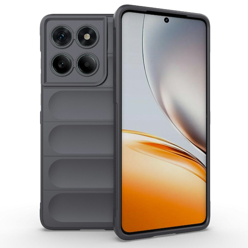 EIDERWOOD - Motorola Edge 60 Fusion - Fleksibelt Plastik Cover - Mørkegrå