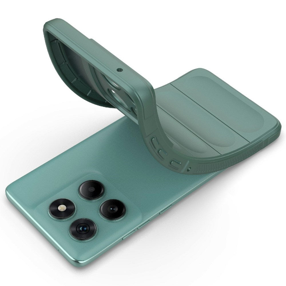 EIDERWOOD - Motorola Edge 60 Fusion - Fleksibelt Plastik Cover - Grøn