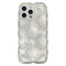 iPhone 16 Pro Max EIDERWOOD Tekstureret Fleksibelt Plast Bagside Cover - Gennemsigtig / Sølv