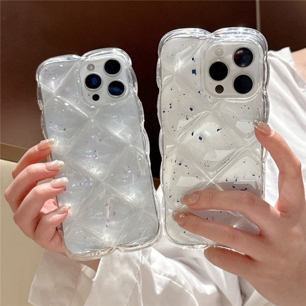 iPhone 16 Pro Max EIDERWOOD Tekstureret Fleksibelt Plast Bagside Cover - Gennemsigtig / Lilla