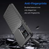 Xiaomi 12T / 12T Pro Thunder Series Twill Plastic Bakdeksel - Svart