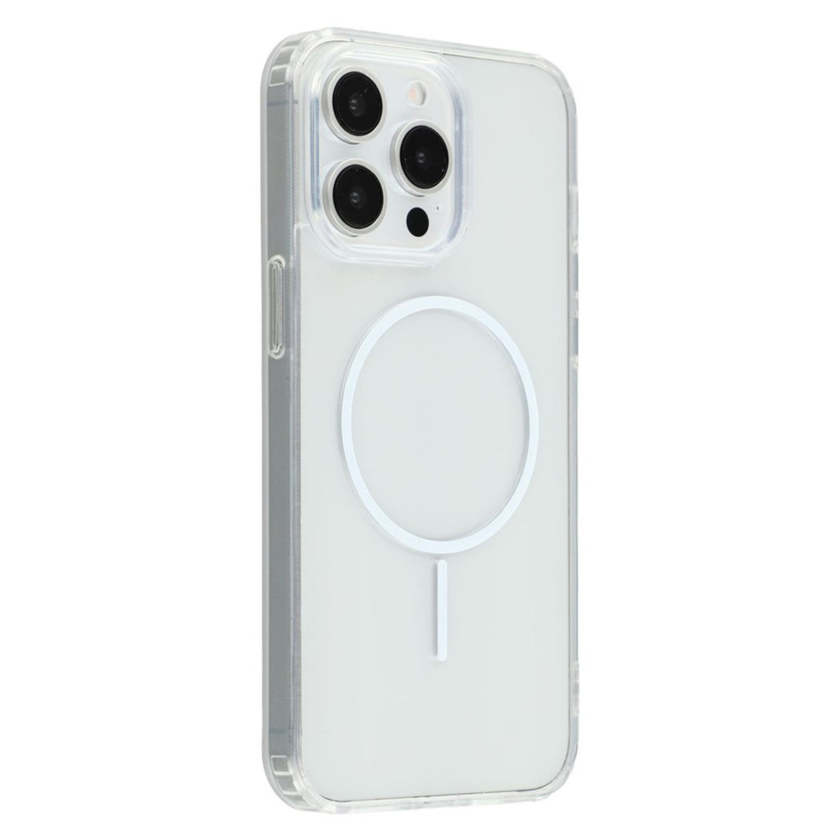 iPhone 15 Pro Max EIDERWOOD Hybrid Plast Bagside Cover - MagSafe Kompatibel - Gennemsigtig / Hvid