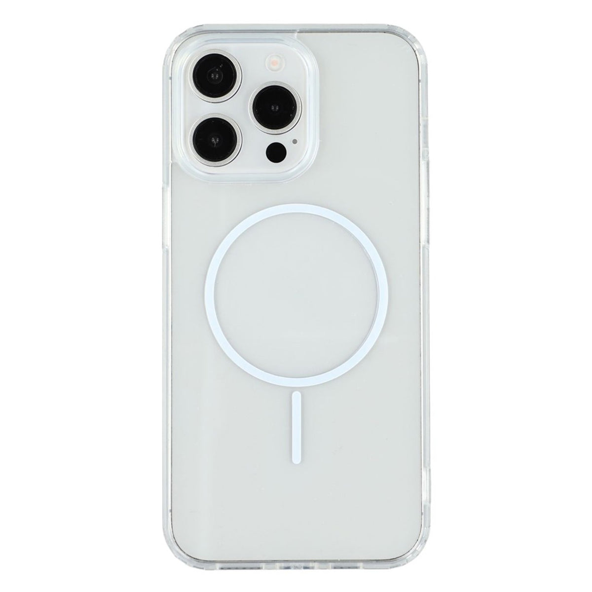iPhone 15 Pro Max EIDERWOOD Hybrid Plast Bagside Cover - MagSafe Kompatibel - Gennemsigtig / Hvid