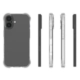 EIDERWOOD iPhone 17 Fleksibelt Plastik Mobil Cover m. Forstærkede Hjørner - Gennemsigtig