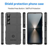 Sony Xperia 1 VII - EIDERWOOD Rugged Shield Håndværker Cover - Sort