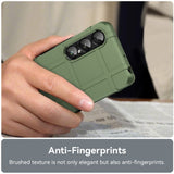 Sony Xperia 1 VII - EIDERWOOD Rugged Shield Håndværker Cover - Grøn