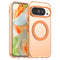 EIDERWOOD Google Pixel 10 / 10 Pro Hybrid Plast Mobil Cover - MagSafe Kompatibel - Gennemsigtig / Orange