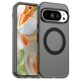 EIDERWOOD Google Pixel 10 / 10 Pro Hybrid Plast Mobil Cover - MagSafe Kompatibel - Gennemsigtig / Sort