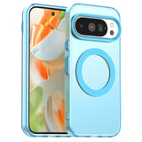 EIDERWOOD Google Pixel 10 / 10 Pro Hybrid Plast Mobil Cover - MagSafe Kompatibel - Gennemsigtig / Blå