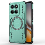 Motorola Edge 60 / Edge 60 Fusion - EIDERWOOD Hybrid Plastik Cover m. Varmeafledning - Grøn