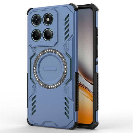 Motorola Edge 60 / Edge 60 Fusion - EIDERWOOD Hybrid Plastik Cover m. Varmeafledning - Blå