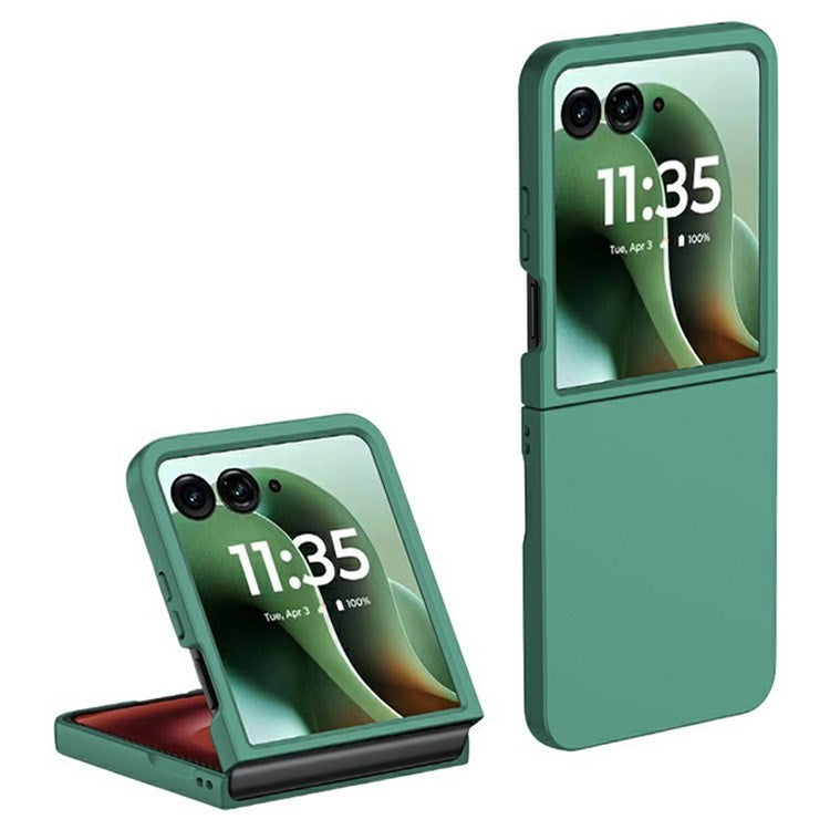 Motorola Razr 60 Ultra - EIDERWOOD Hårdt Plastik Cover - Grøn